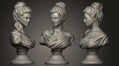 Busts and bas-reliefs of famous people (BUSTC_0176) 3D model for CNC machine